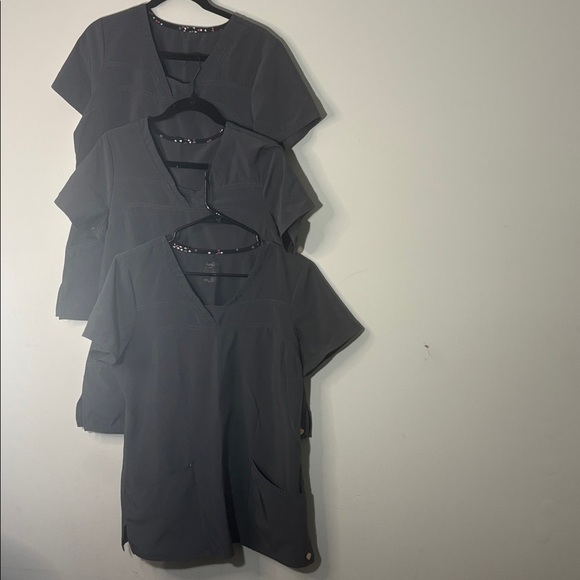 Heart Soul Tops - Heart Soul V-Neck Short Sleeve Scrub Top